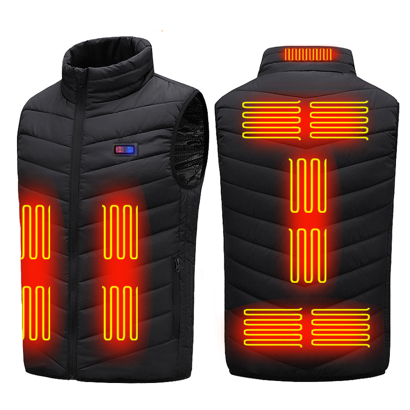 11 Areas Heated Vest w/ Two Button Control 1