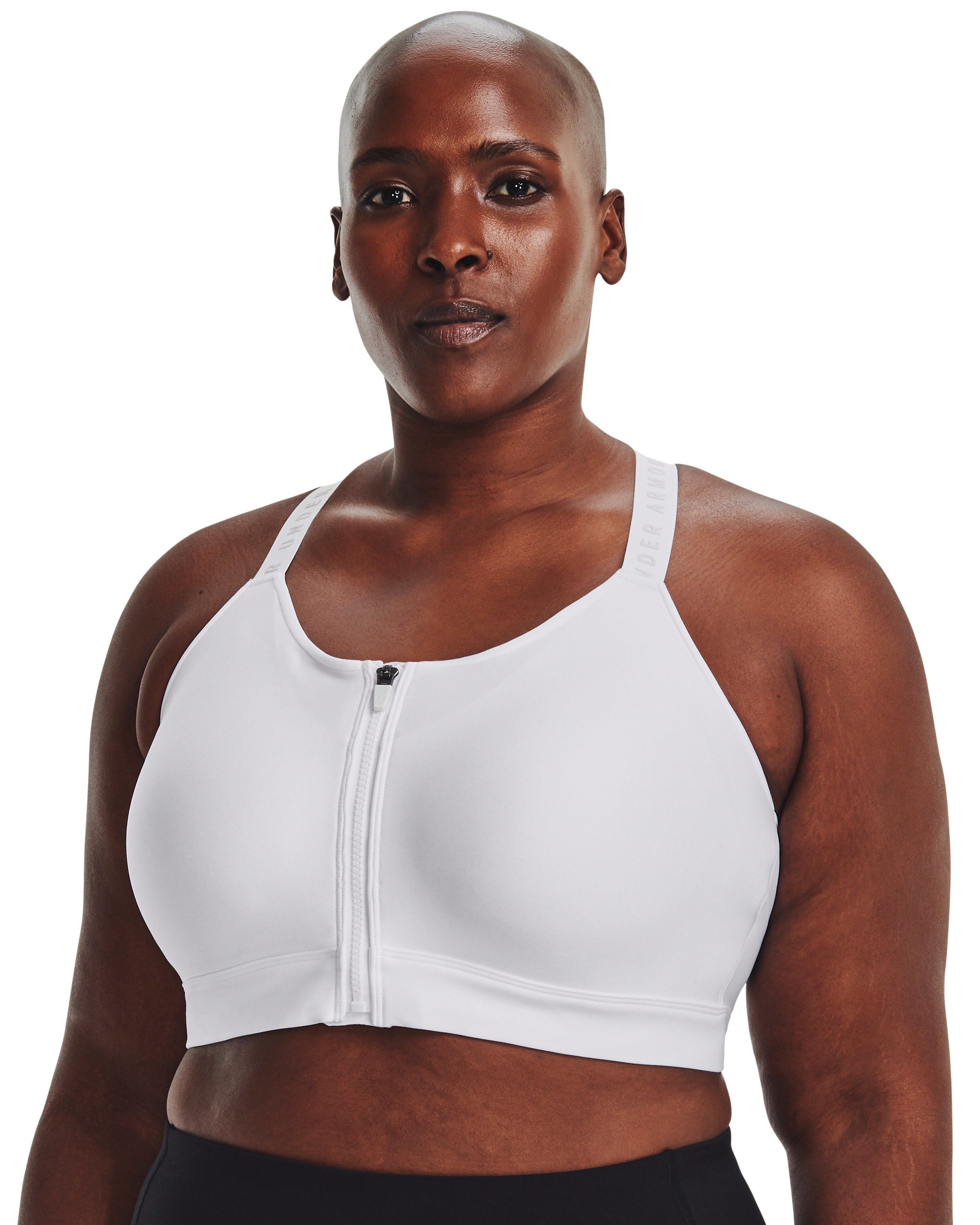 Women's UA Infinity High Zip Sports Bra 2