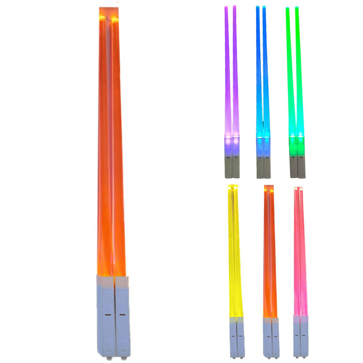 1 Pair Food-Grade Glowing LED Chopsticks 4