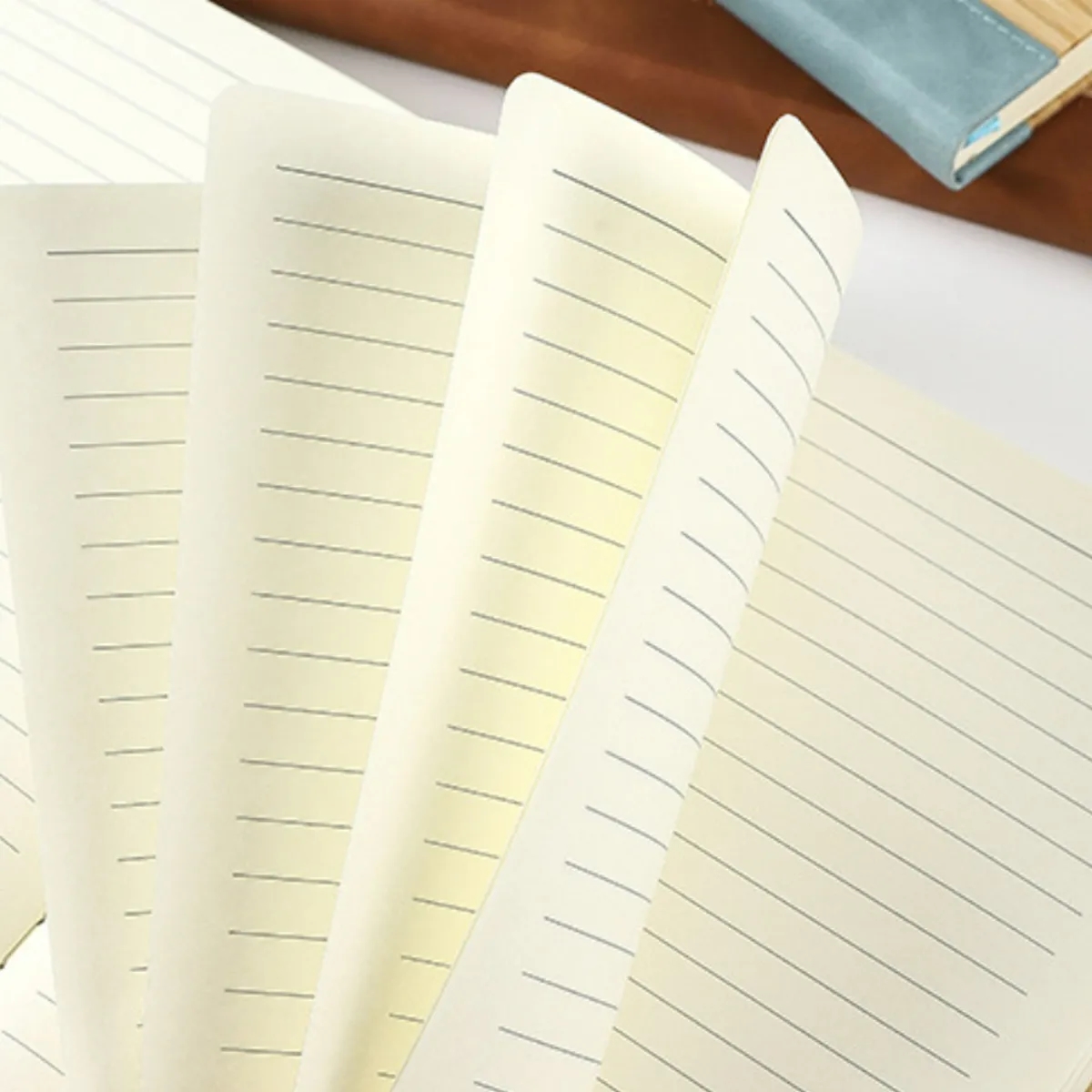 A5 Bamboo Cover Business Notebook with Magnetic Closure 4