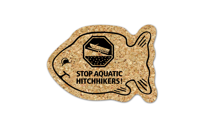 Fish Cork Coaster 4FH
