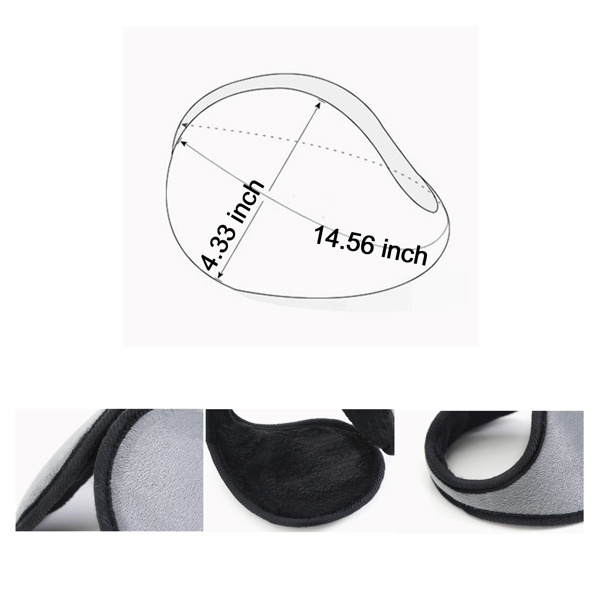 Fleece Winter Ear Warmers for Men and Women 3
