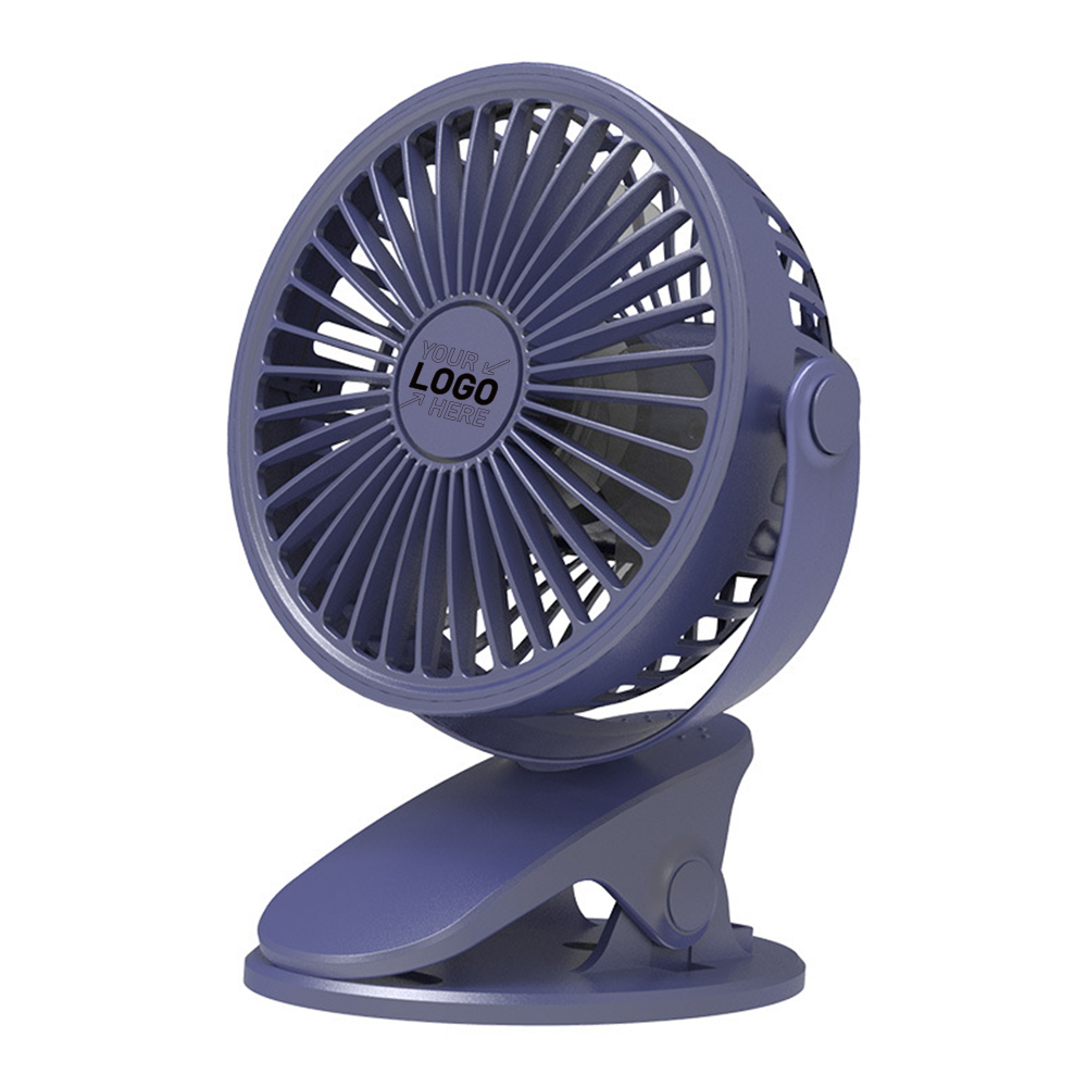 Rotatable Rechargeable Portable Clip USB Fan 5