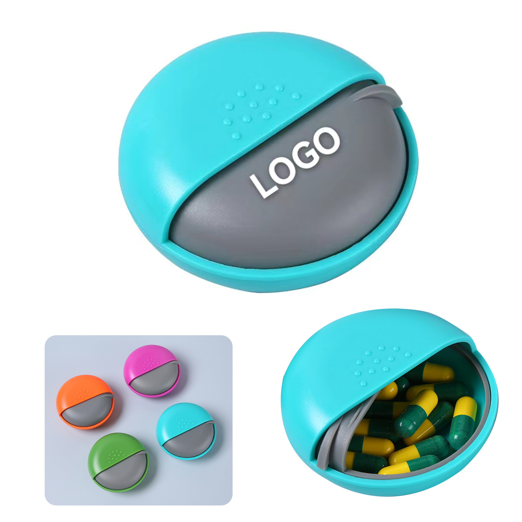 Circular Rotating Pill Box 2