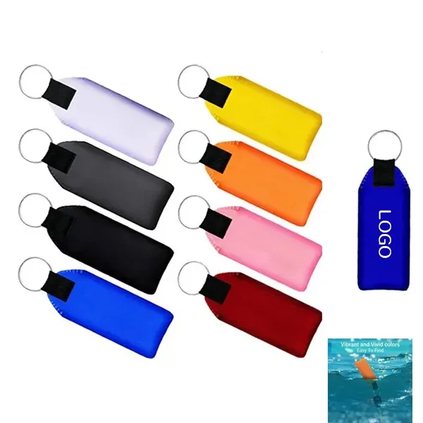 Floating Water-Resistant Neoprene Keychain 5