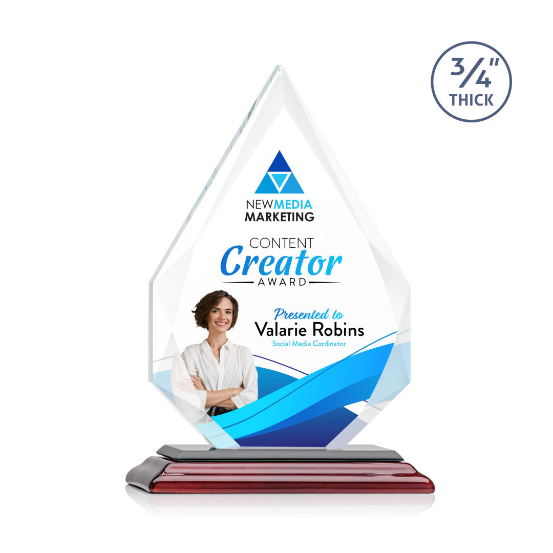 Hawthorne VividPrint™ Award - Rosewood 3