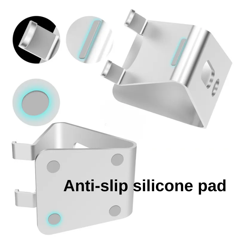 Aluminum Phone and Ipad Holder With Anti-Slip Silicone 2
