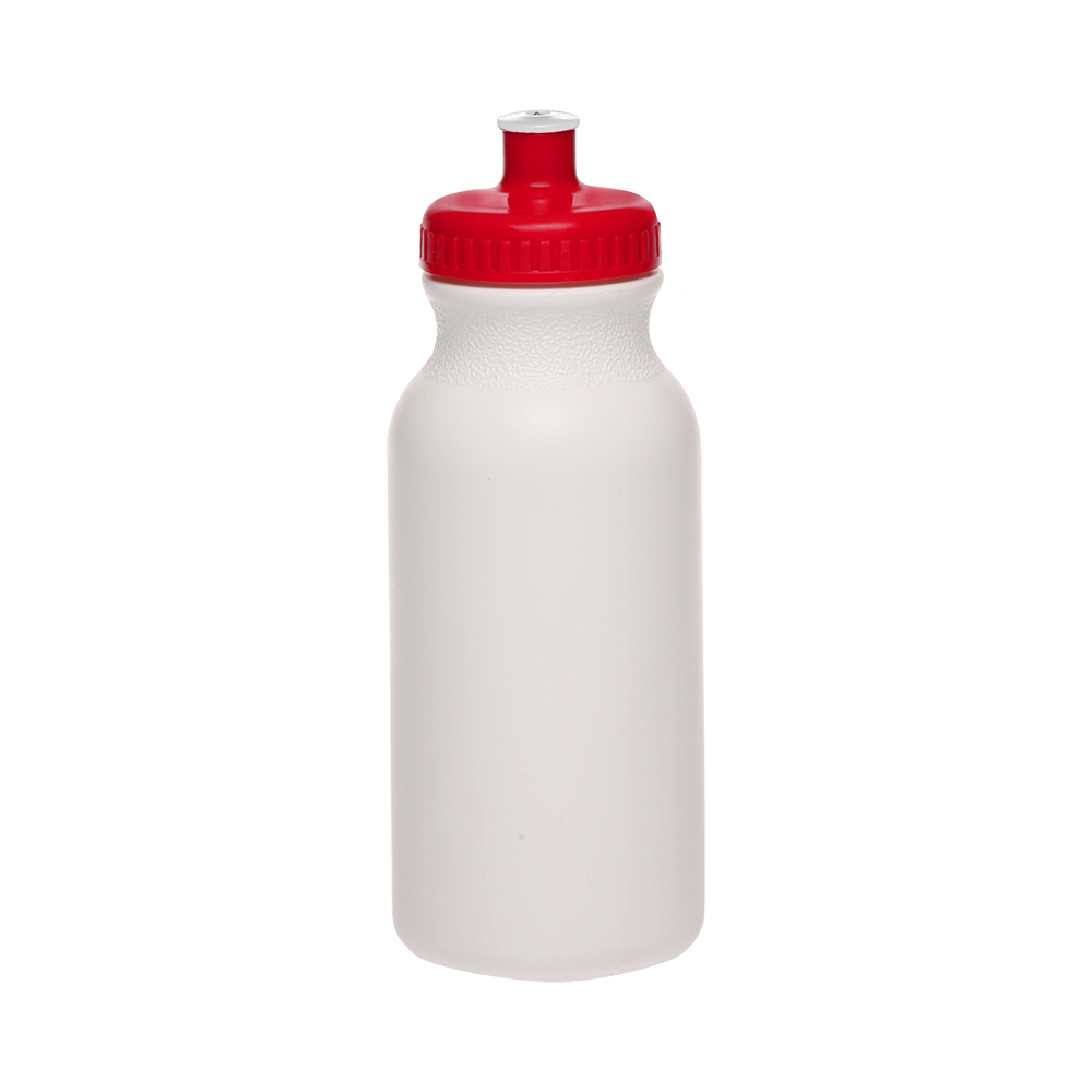 20 oz White Super Value Sports Bottle 13