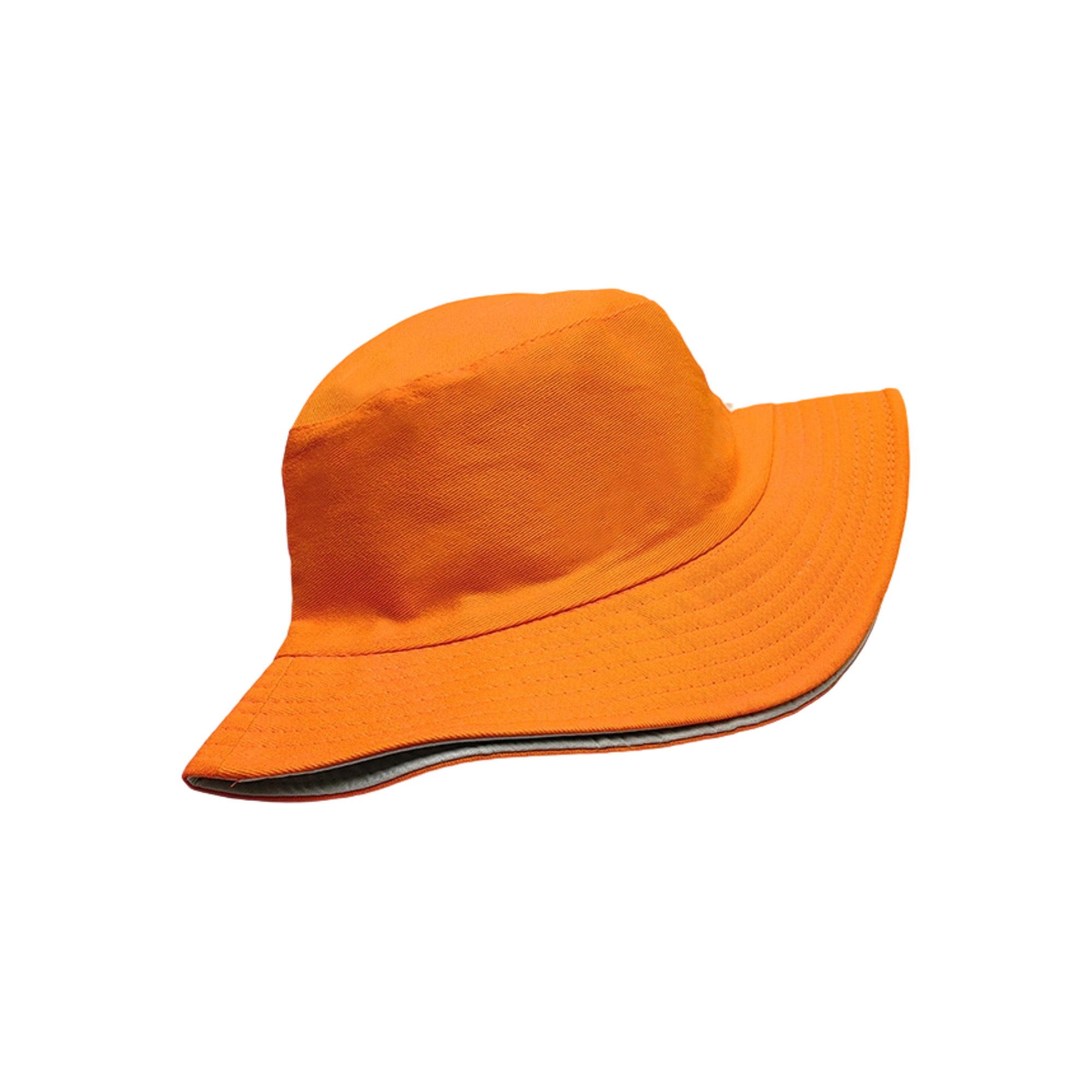Cotton Bucket Sun Hat Embroidered Front Panel 3