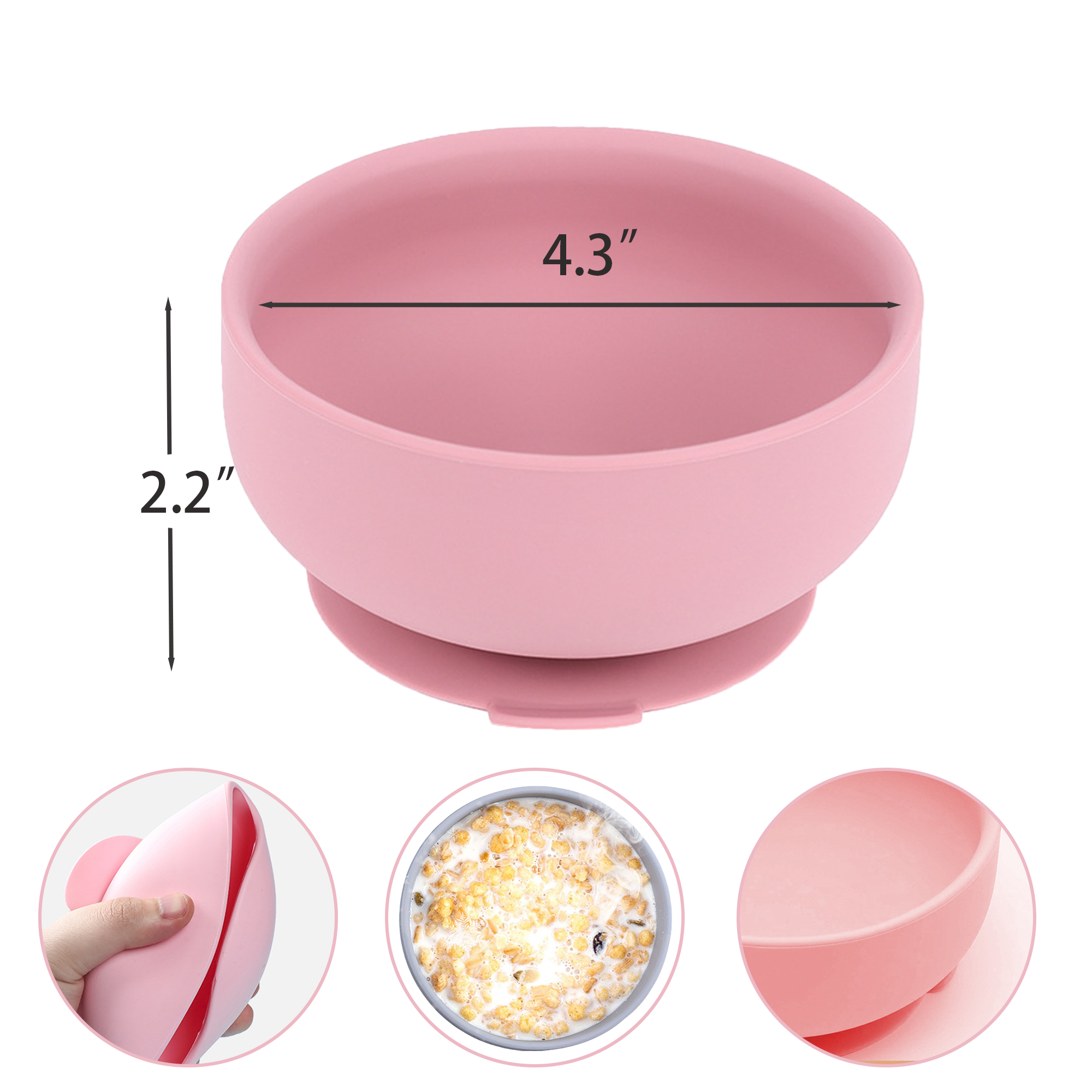 Baby Silicone Food Bowl 9