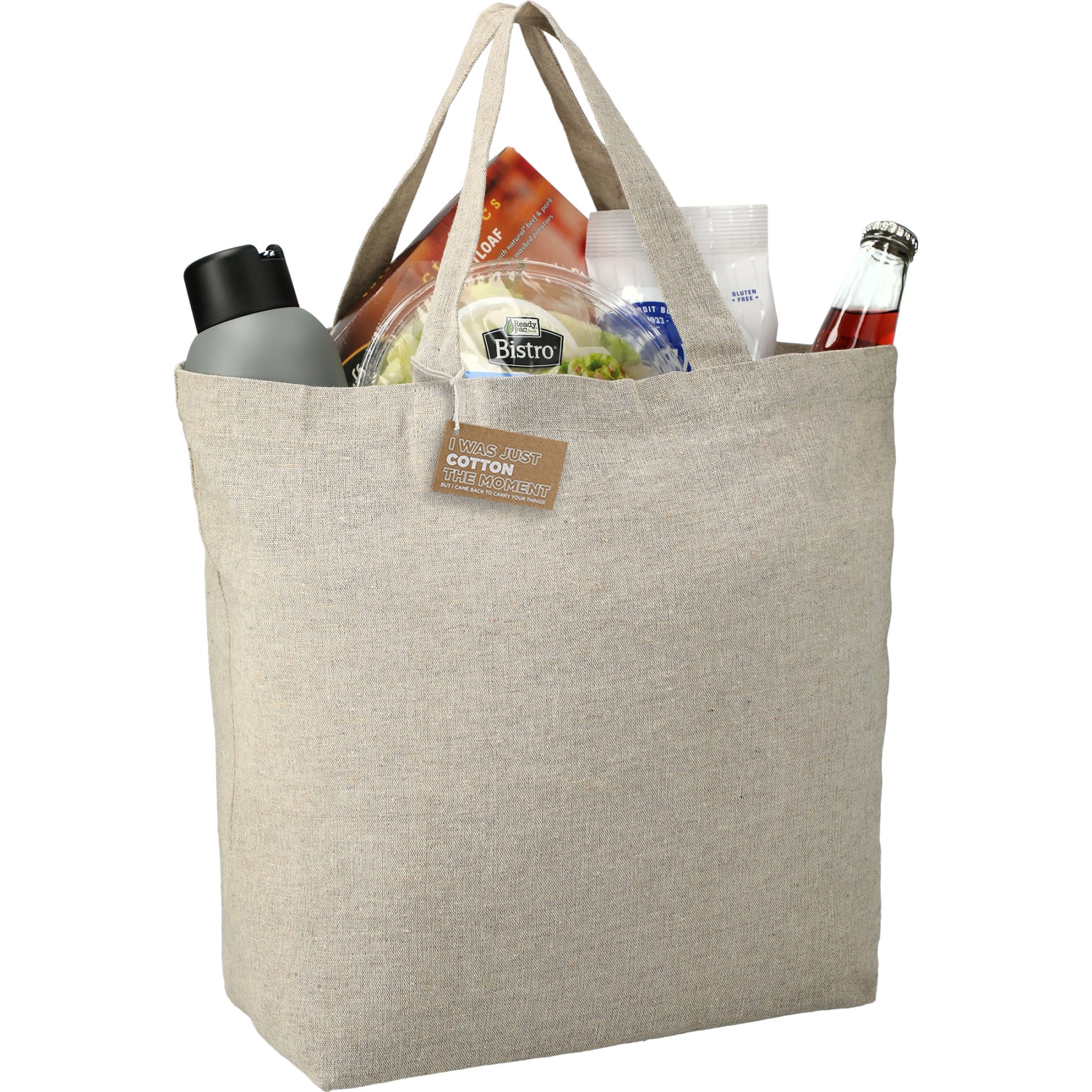 Recycled 5oz Cotton Twill Grocery Tote 39