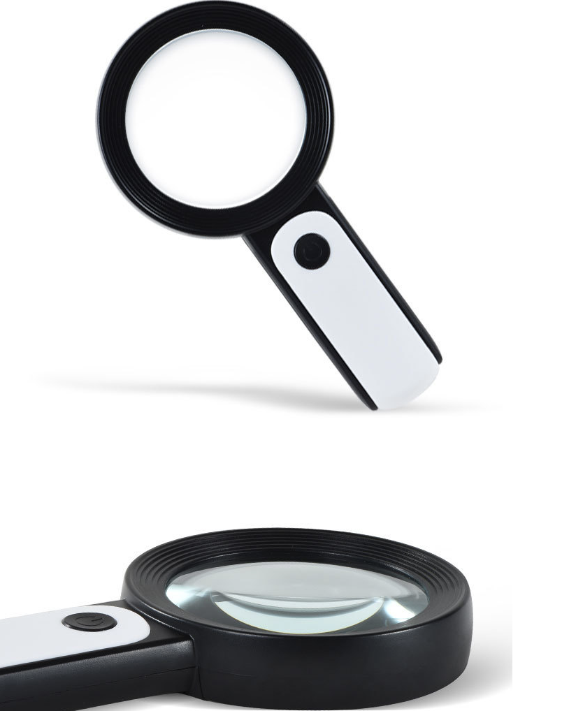 30X Handheld Magnifying Glass with 18LED Cold and Warm Light 4