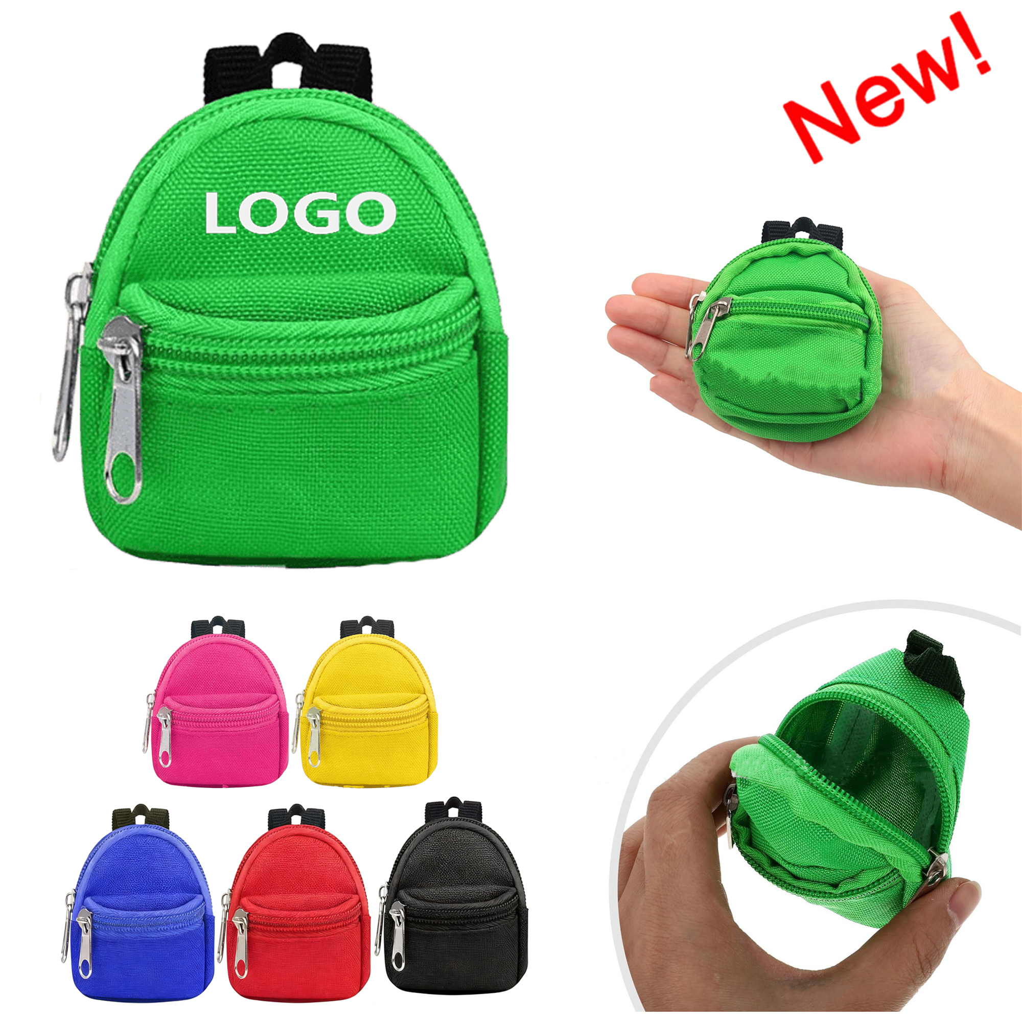 Extra Tiny Zipper Small Coin Purse Pendant 2