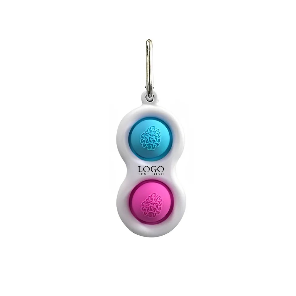 Push Pop Bubble Fidget Toy Keychains 8