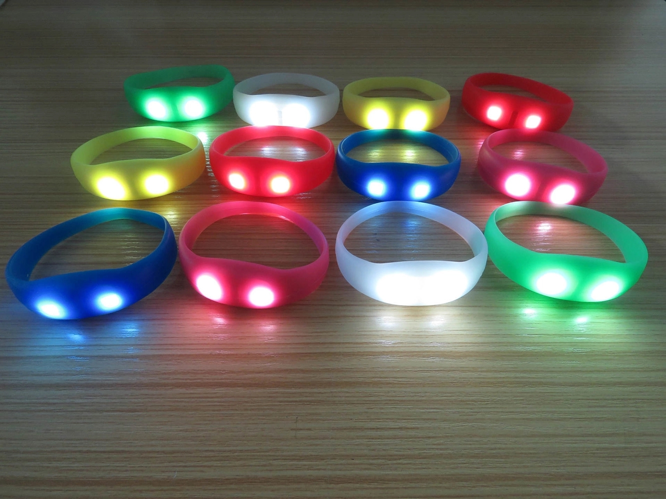 LED Flashing Bracelet Glowing Bangle 6