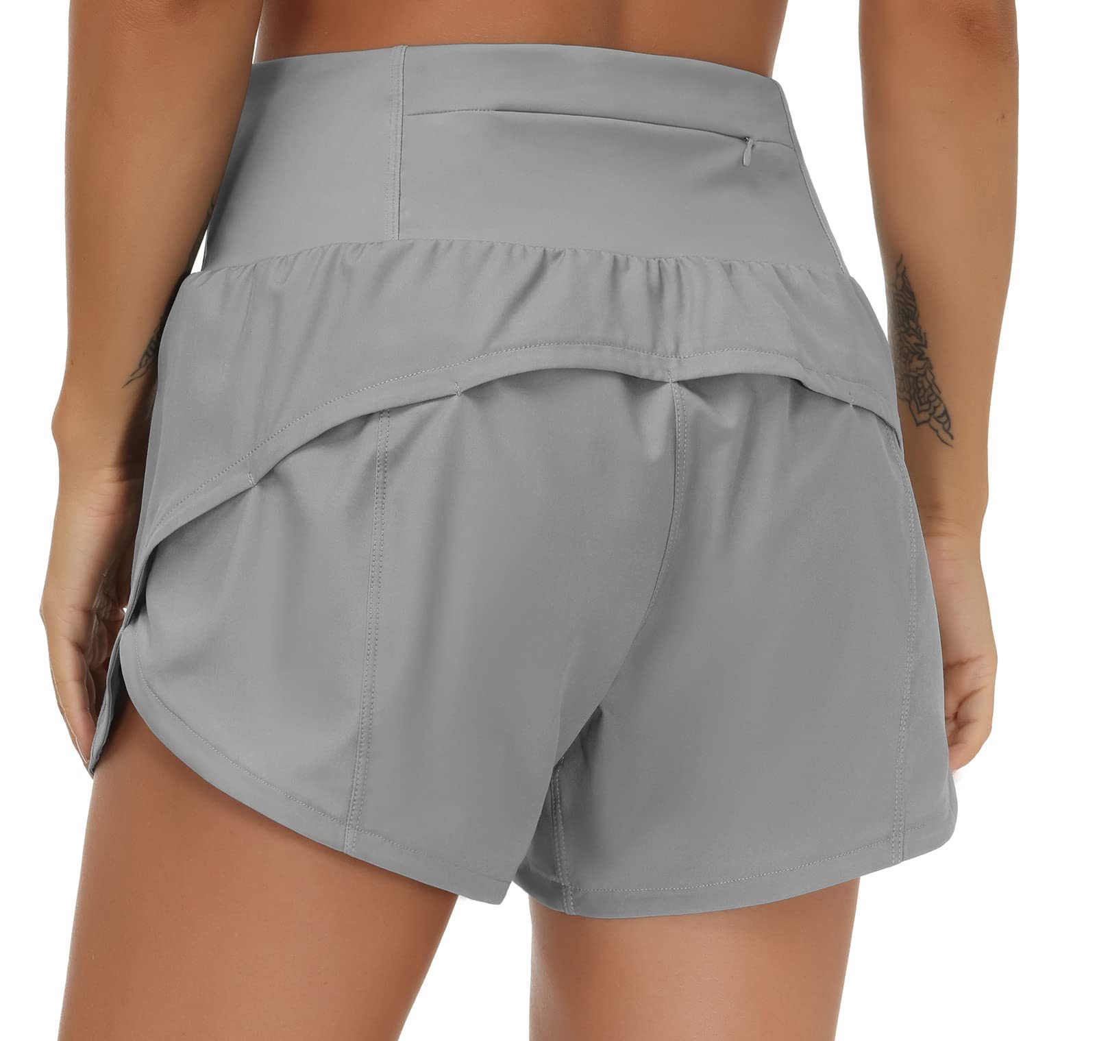 High Waisted Running Shorts 15