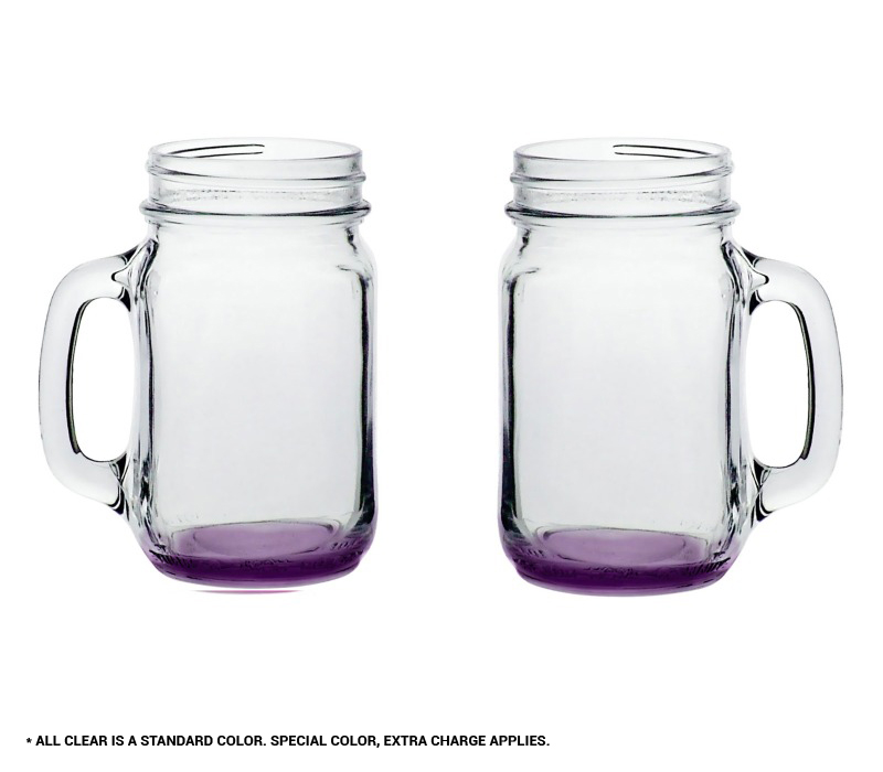 Mason Drinking Jar with Handle, 16 oz. 4