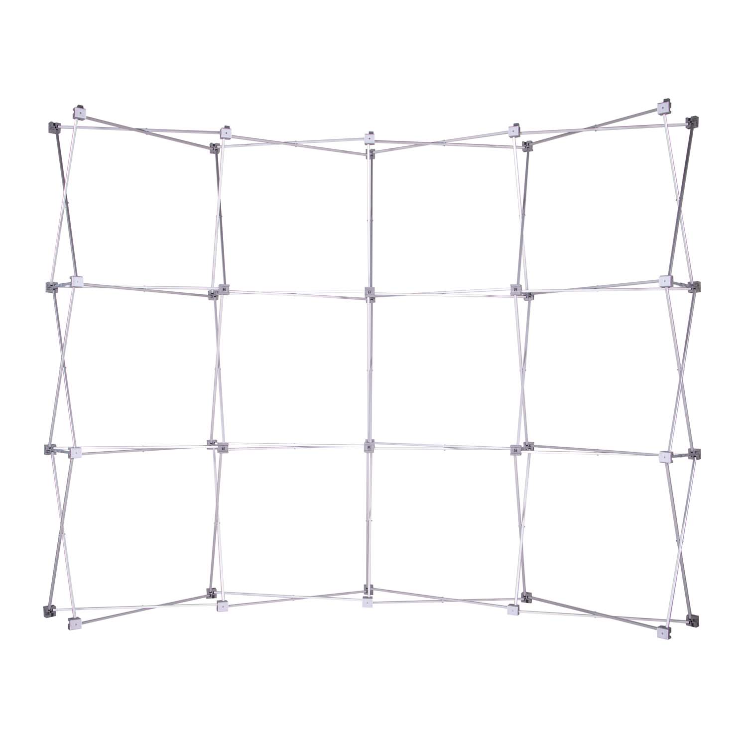 10' Curved Splash Floor Display Hardware 7