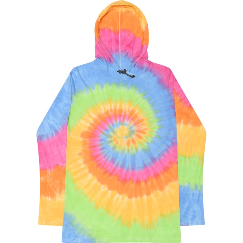 Tie-Dye Unisex Long Sleeve Hooded T-Shirt 4