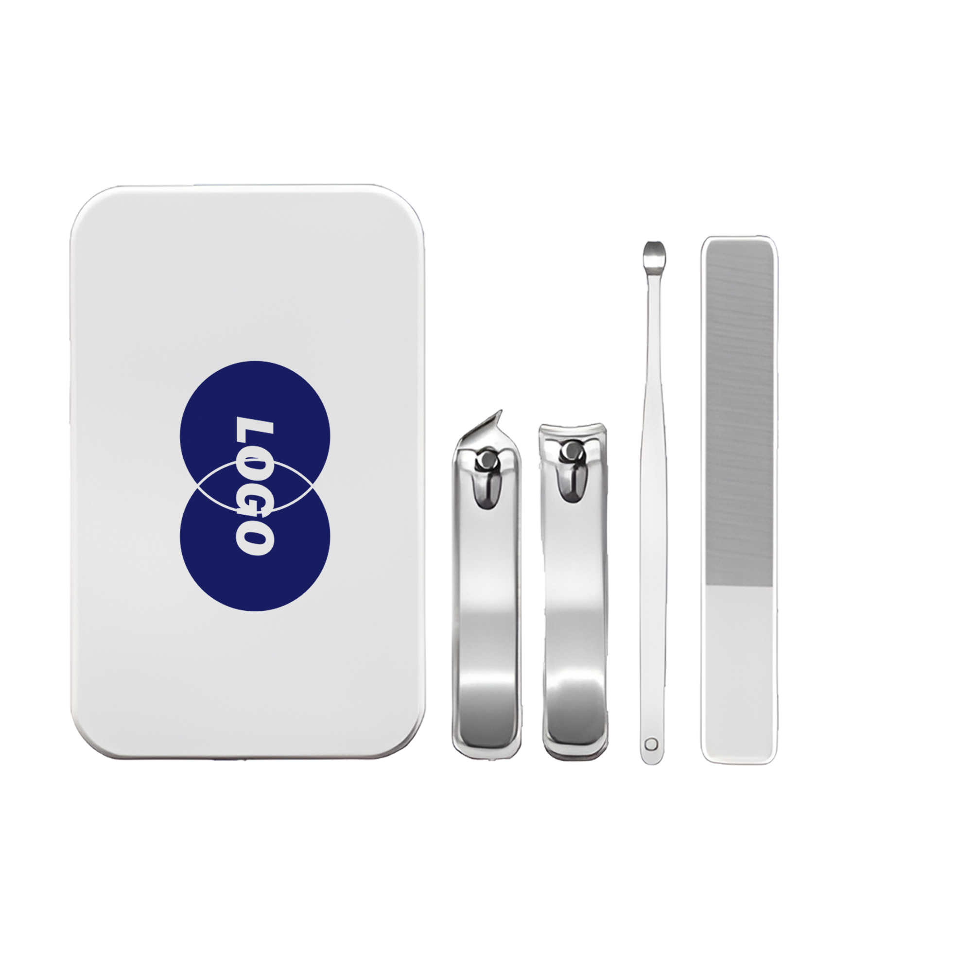 MOQ 50 Versatile Stainless Steel Nail Clippers Set 5
