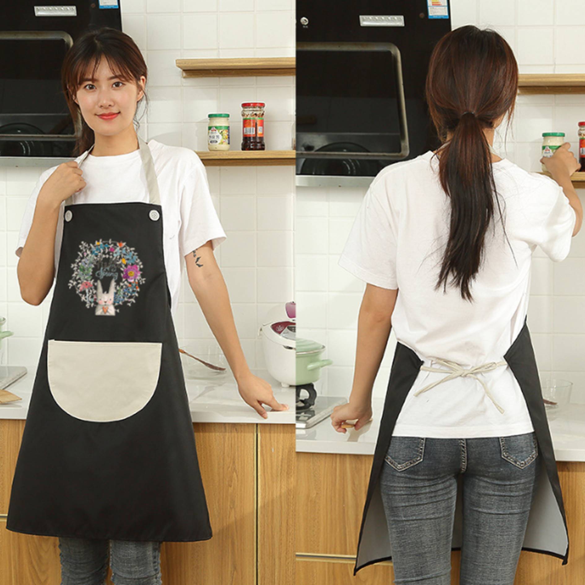 Unisex Waterproof Kitchen Aprons 2