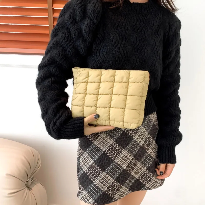 Versatile fashion solid color customizable cosmetic bag 7