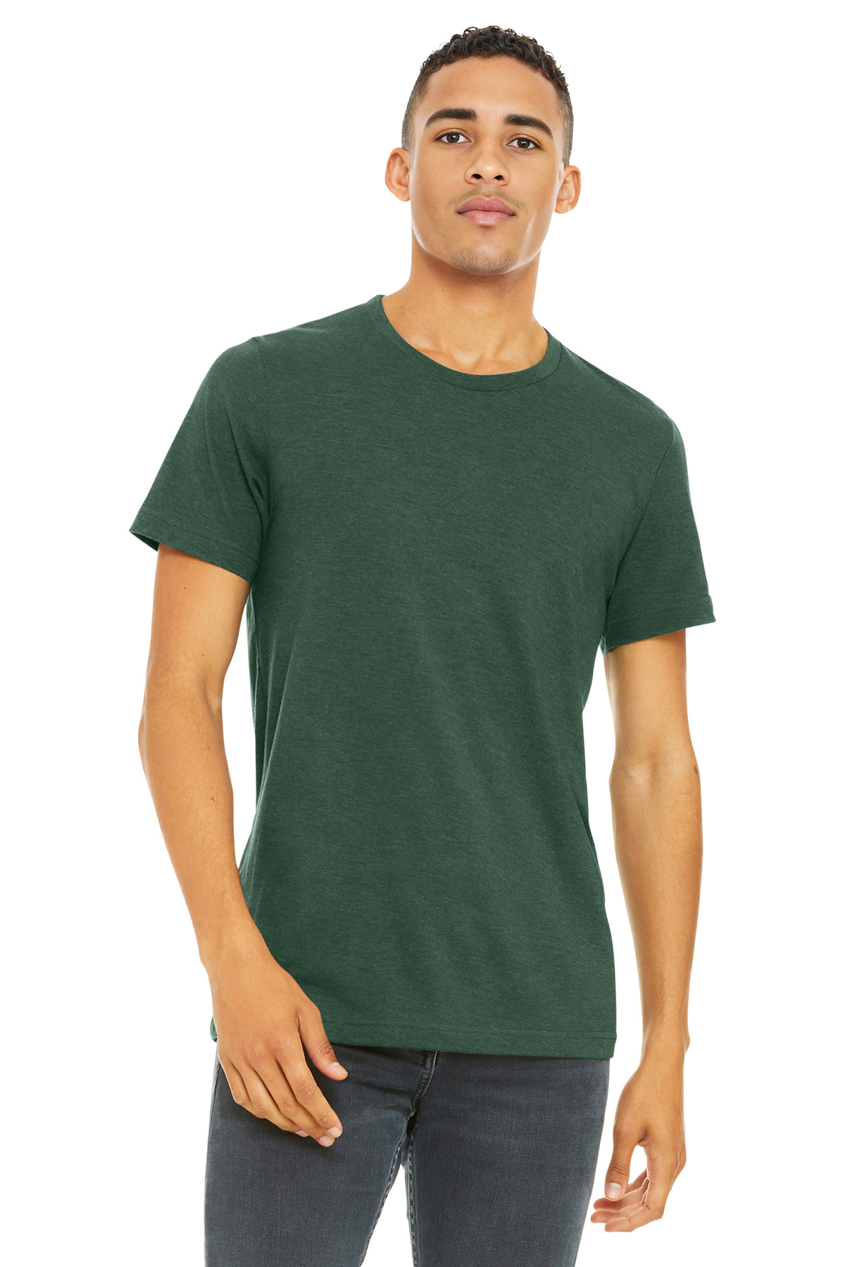 BELLA+CANVAS Unisex Heather CVC Short Sleeve Tee. BC3001CVC 78