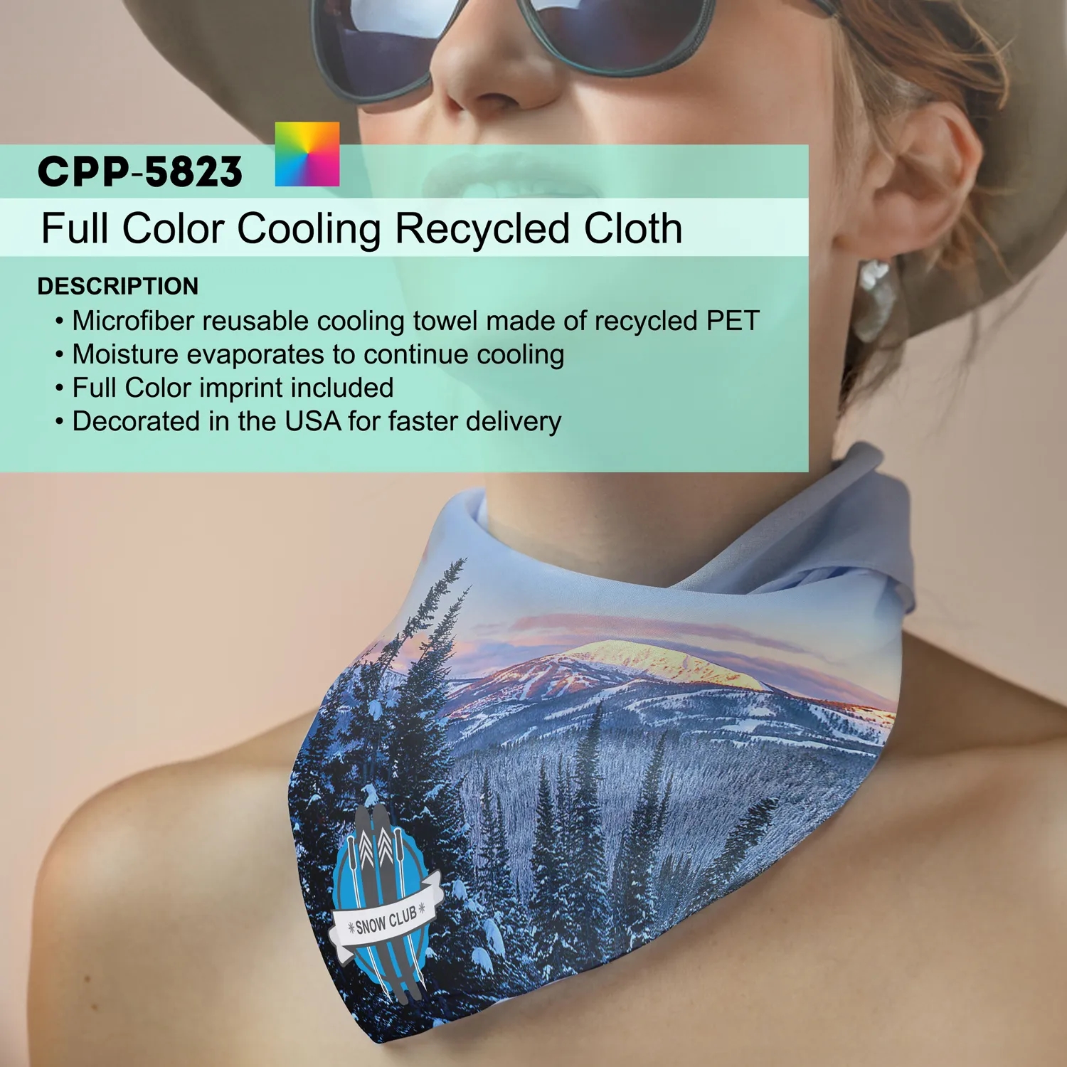 Full Color Cooling Recycled Cloth 3