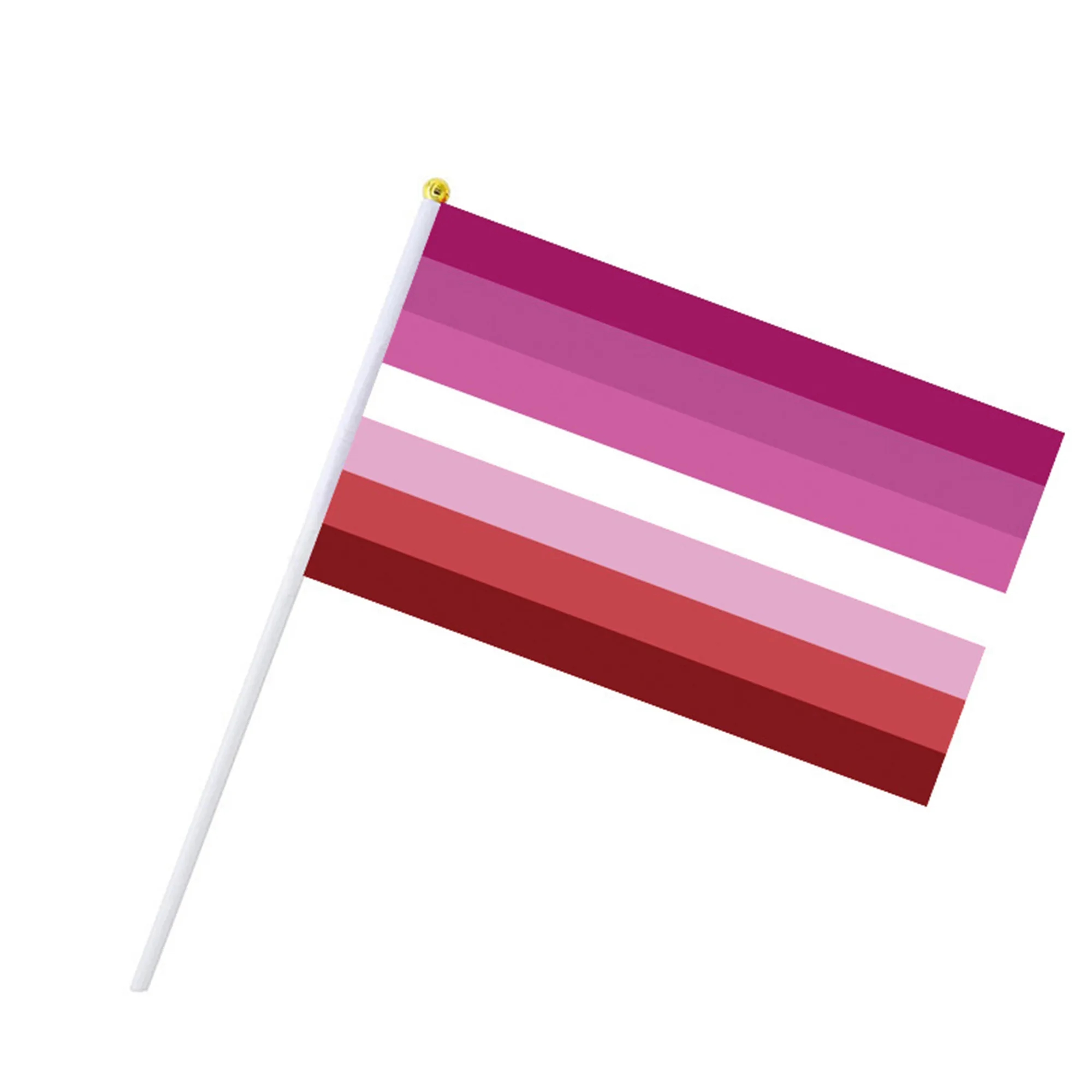 MOQ50 100D polyester Hand Flag 2