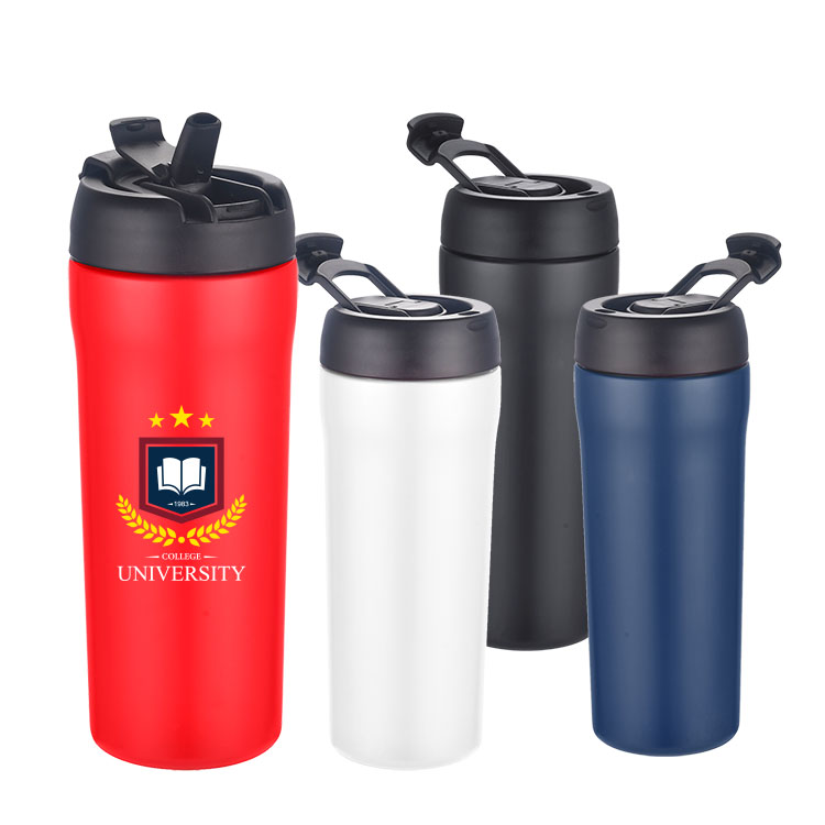 24 Oz. Vacuum Tumbler with Dual Use Lid 2