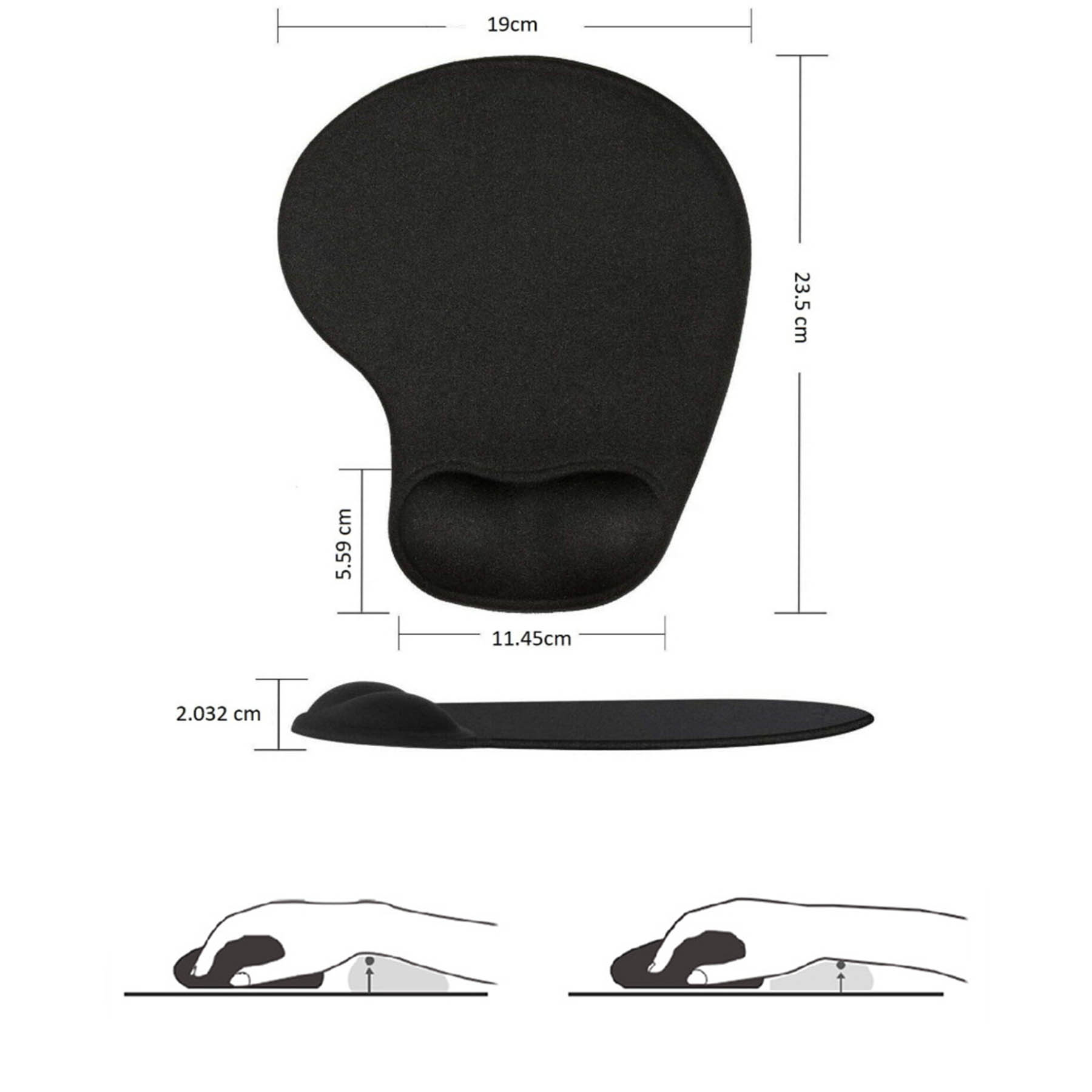 Mouse Pads With Wrist Guard 2