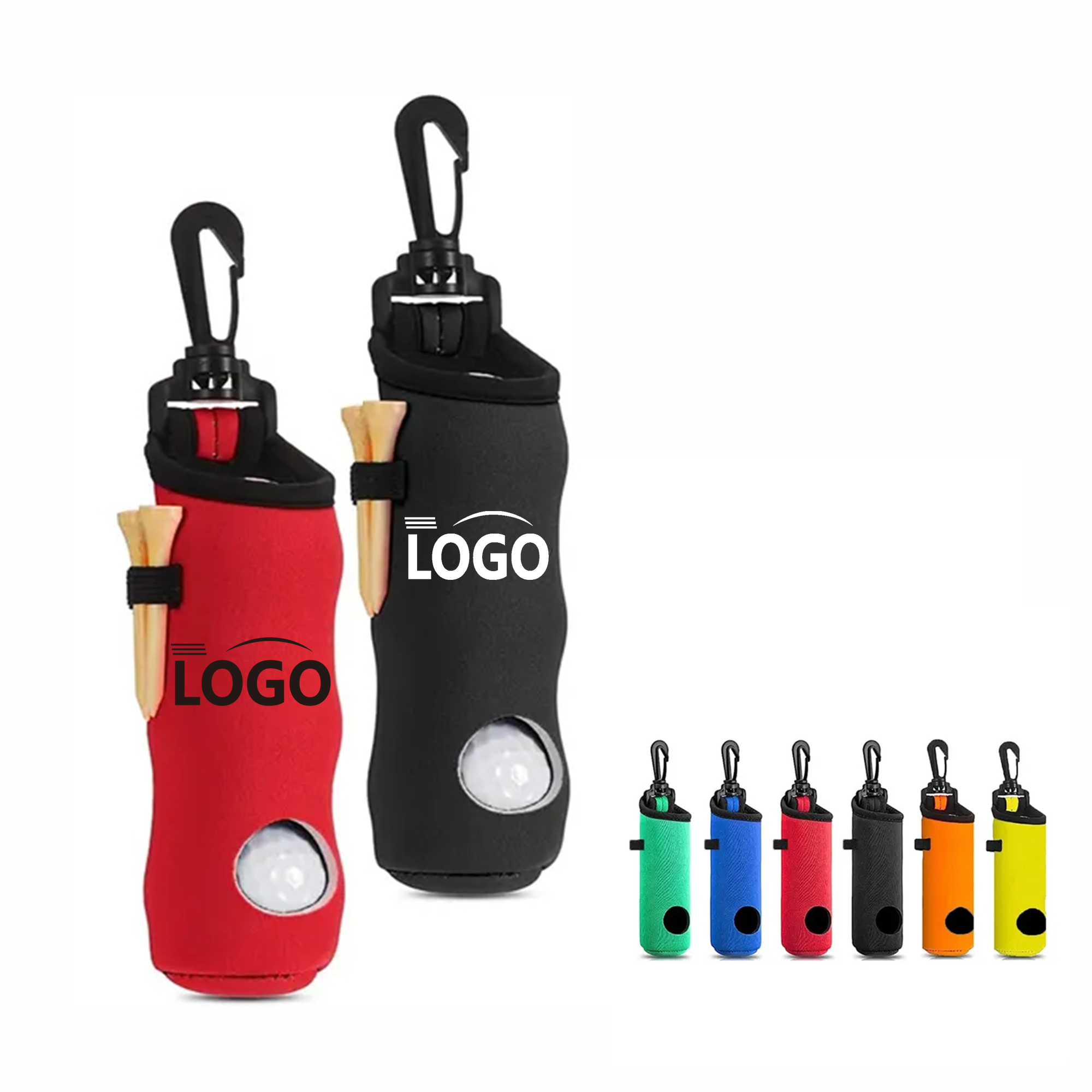 Neoprene Pouch Golf Ball Carry Bag MOQ 10 pcs 2