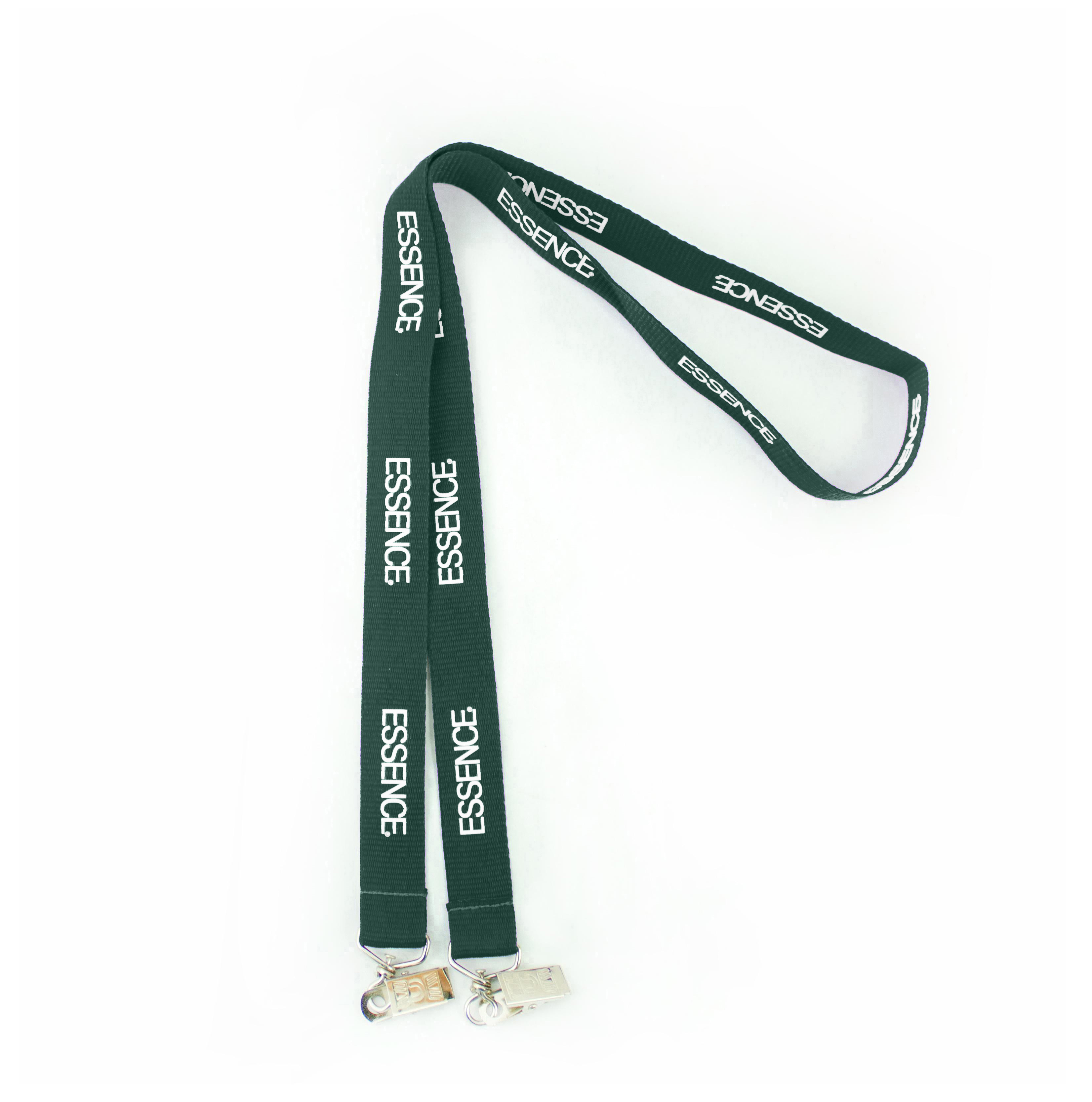Open Ended Lanyard 36" x 3/4" with 2 Swivel Bull Dog Clips 1