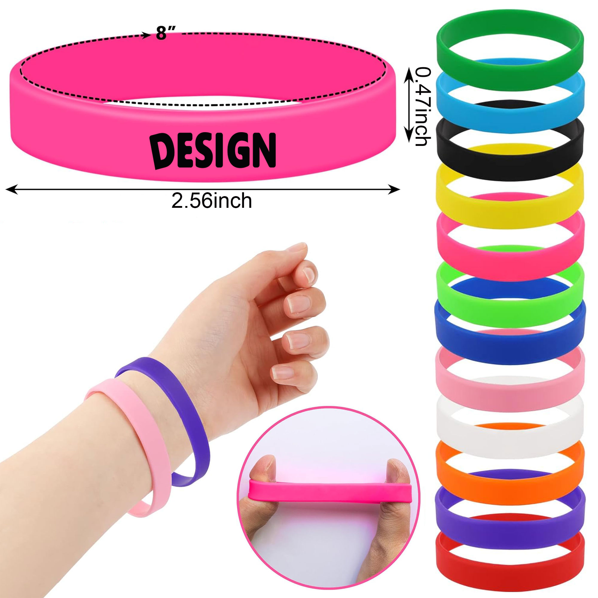 Personalized Silicone Wristbands 2