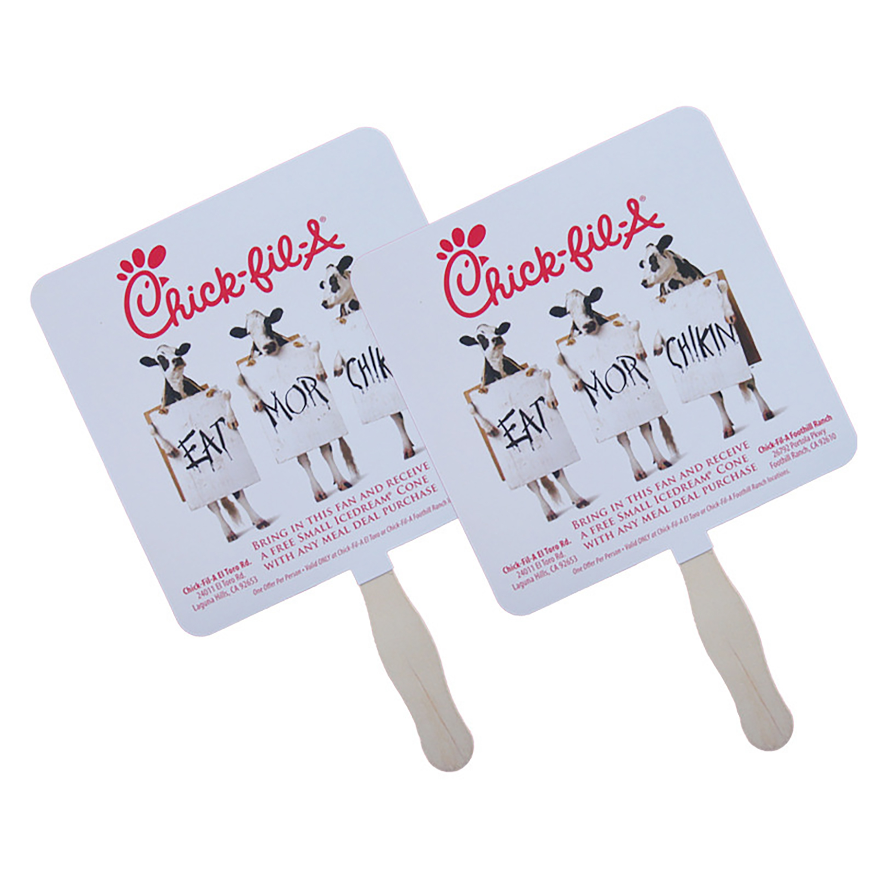 Custom Double-Sided Hand Fan 4
