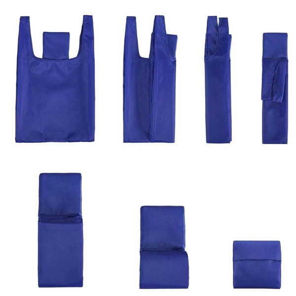 Polyester Shopping Foldable Bag With Pocket 4