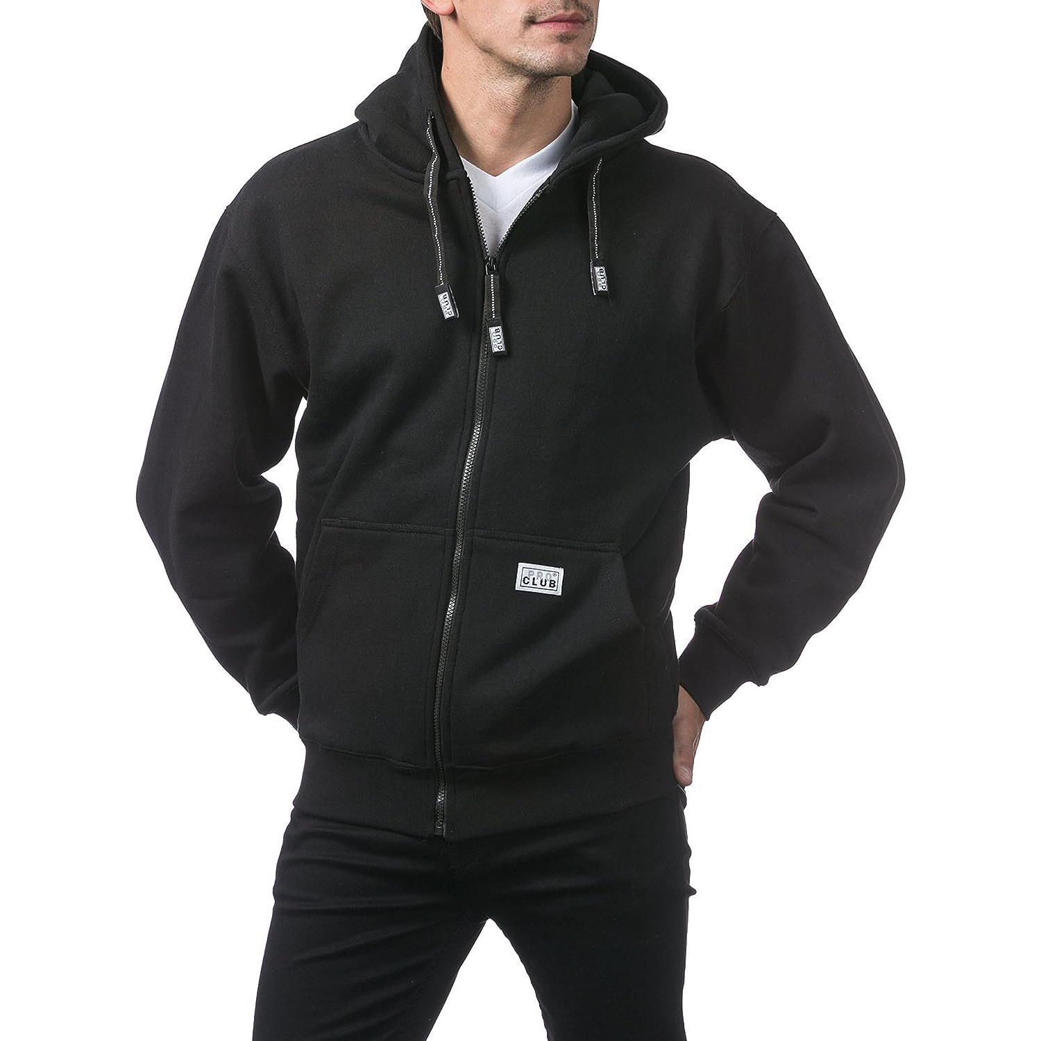 Men's Heavyweight Full Zip Fleece Hoodie, custom hoodie or sweatshirt with logo imprint 4