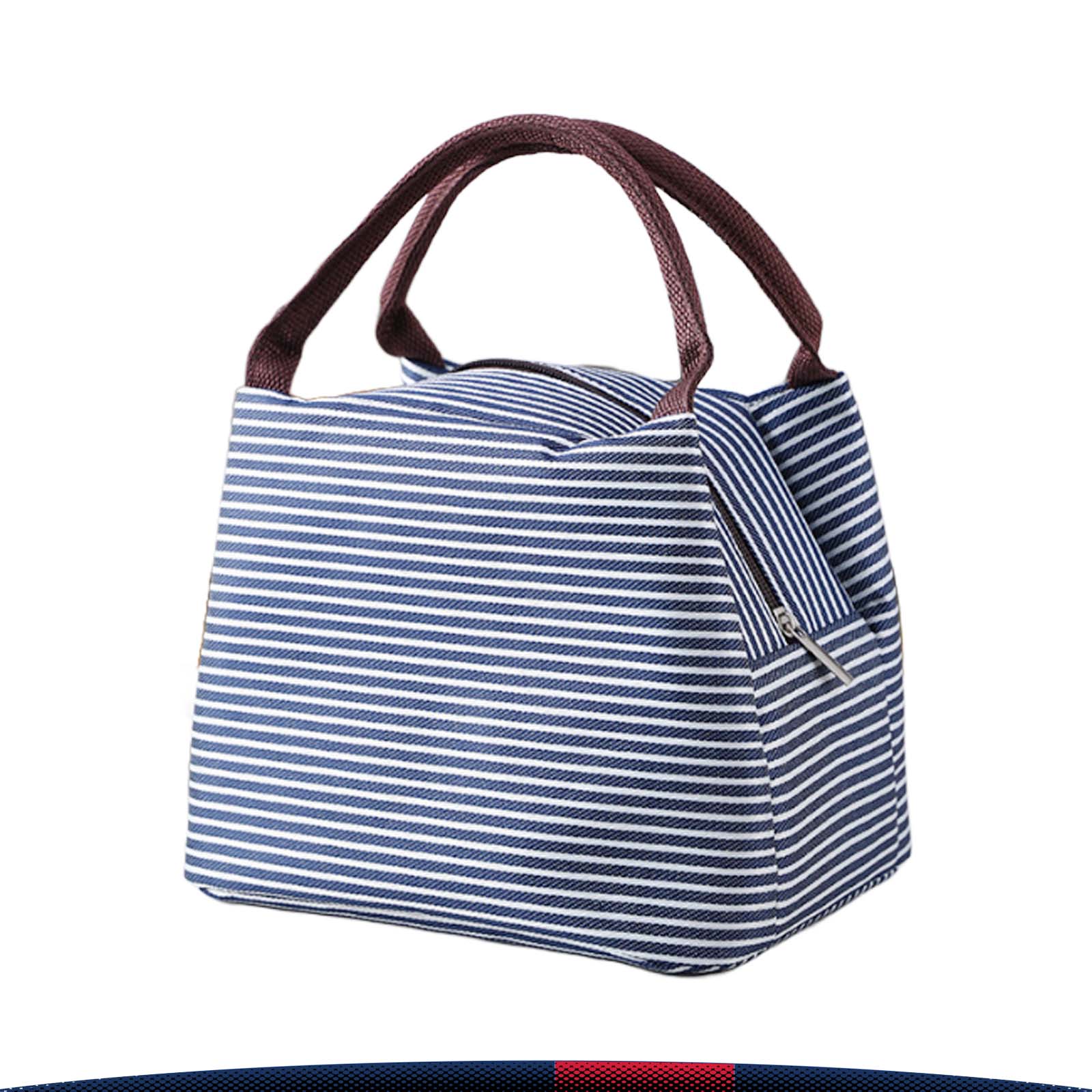 Stripe Cooler Tote Bag 7