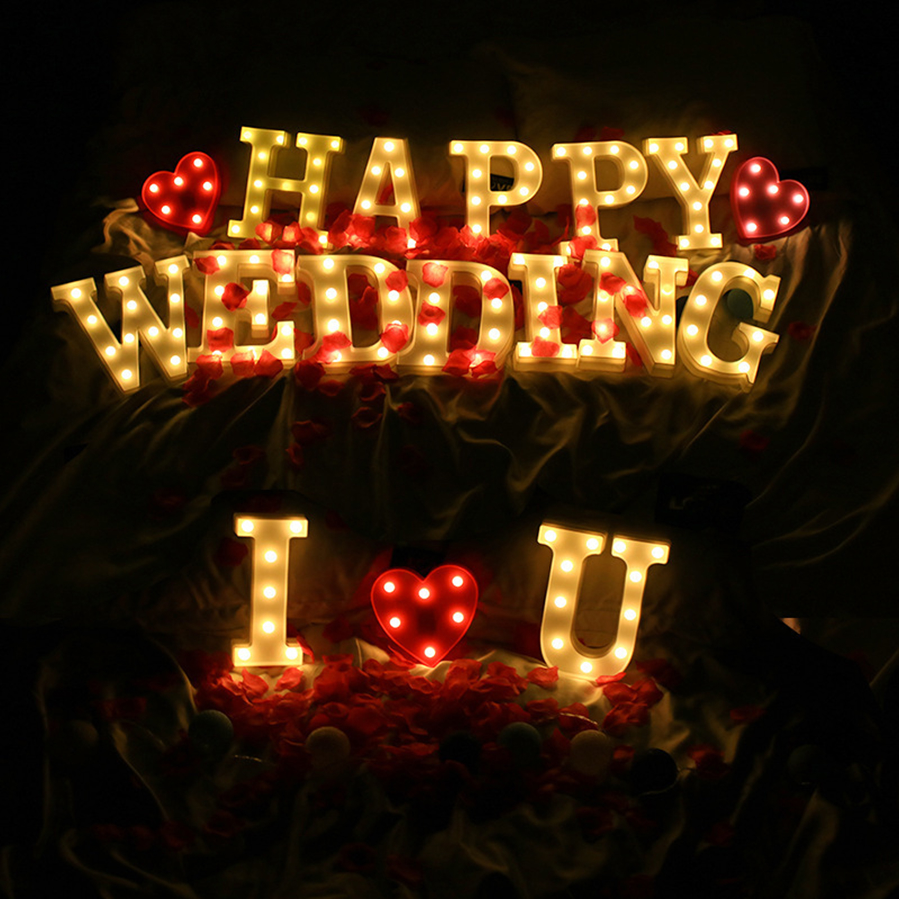 Happy Birthday Led Marquee Letter Lights With Remote 3