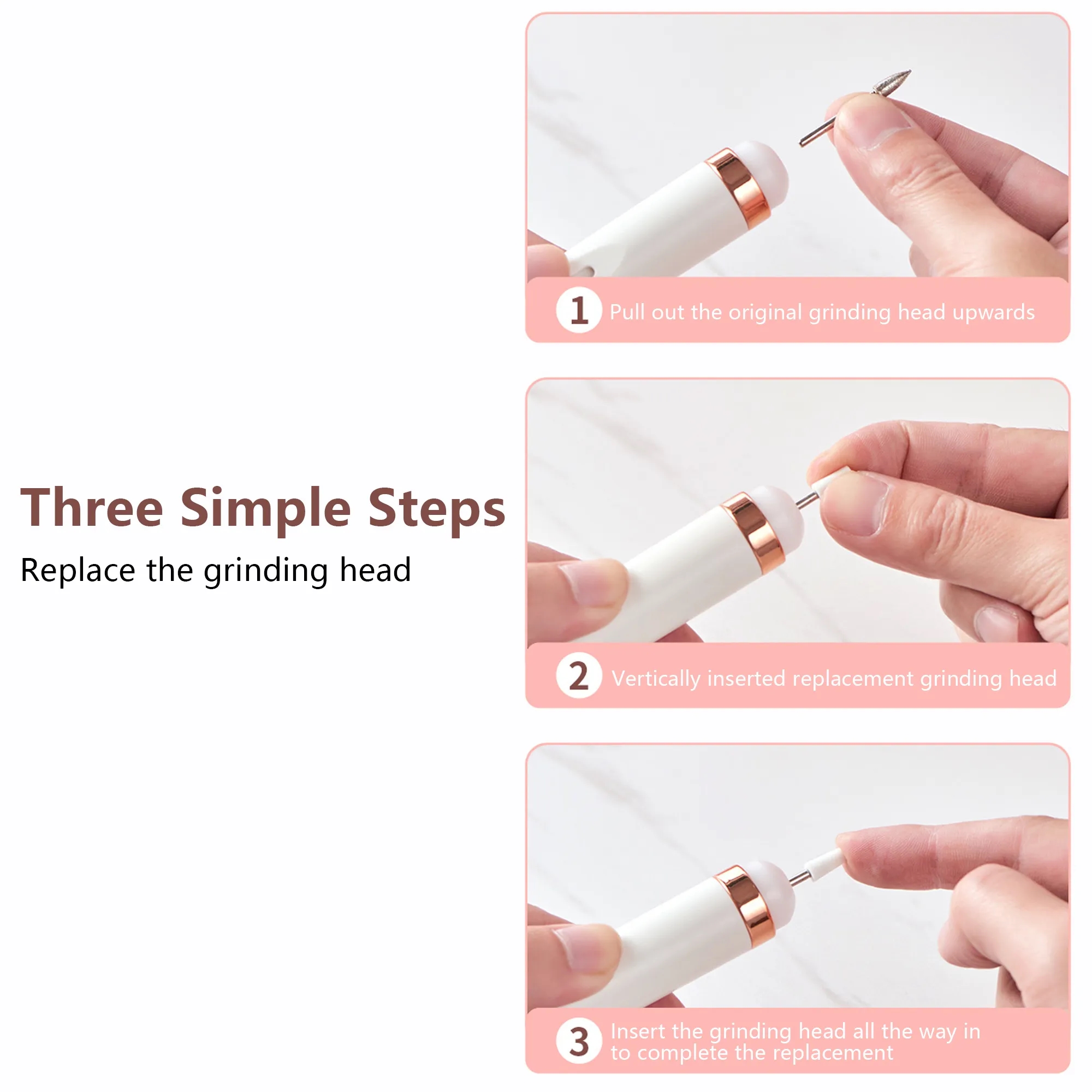 Professional Portable Electric Nail File Kit 9