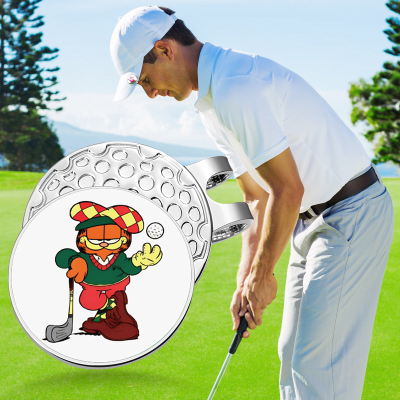 Golf Hat Clip w/ Full Color Ball Marker 2