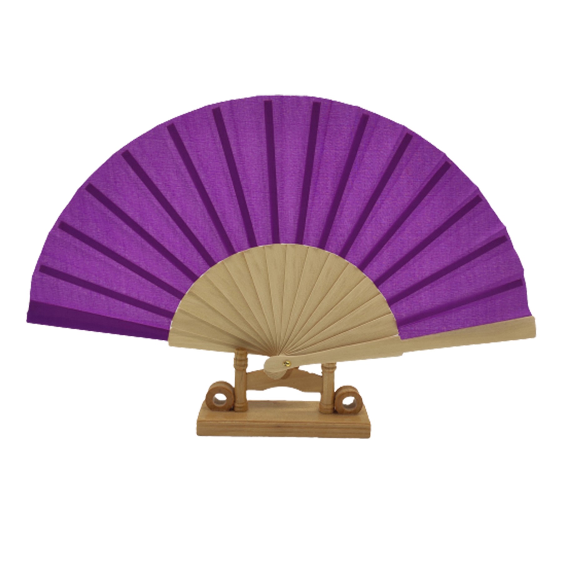 Wood Folding Fan 2