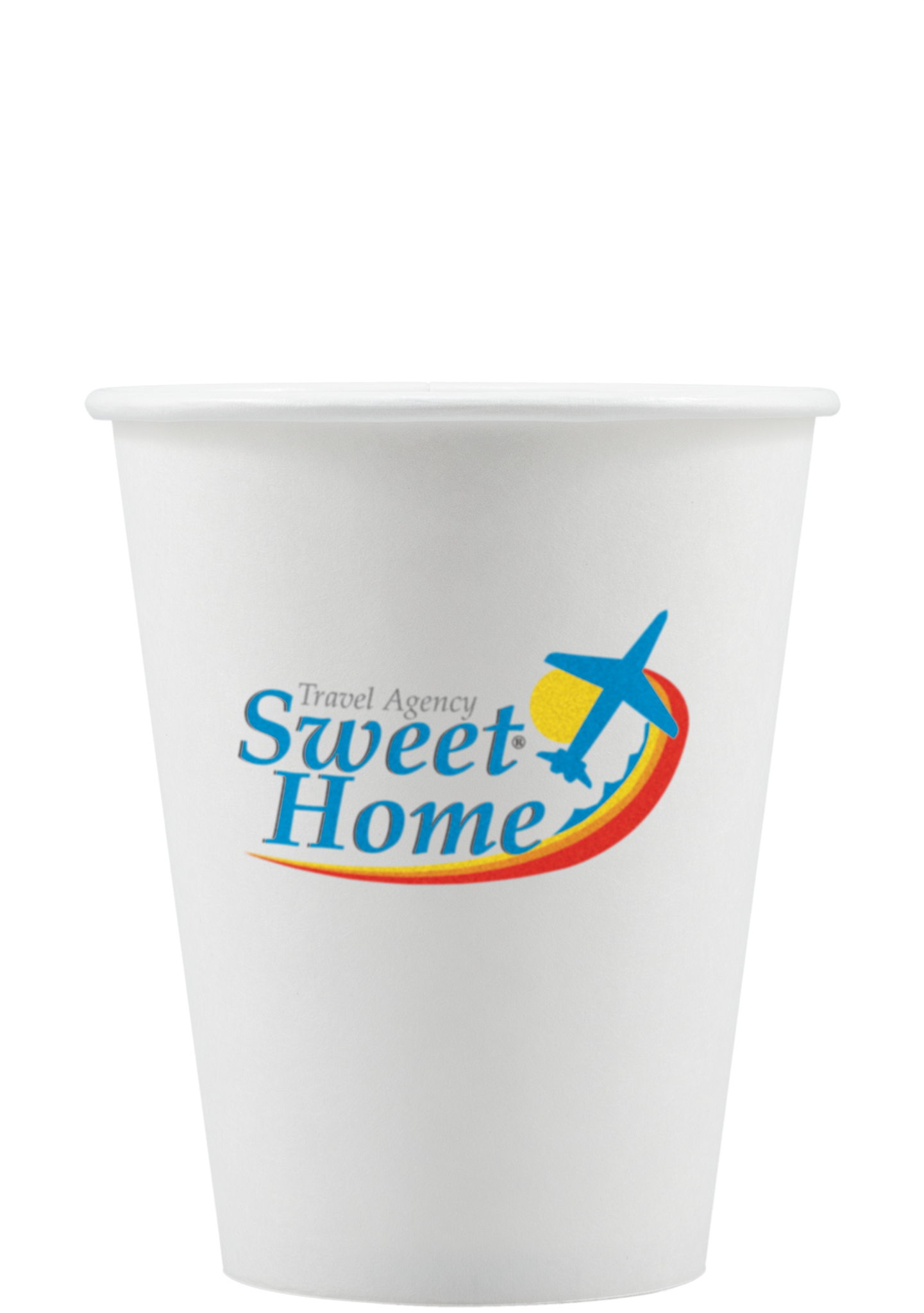 8 oz Paper Cup White Digital Print 2