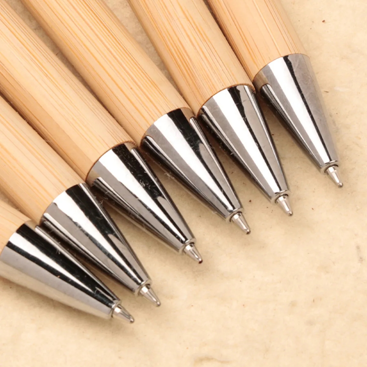 2 In 1 Bamboo Ballpoint Stylus Contact Pen Office Writing 3