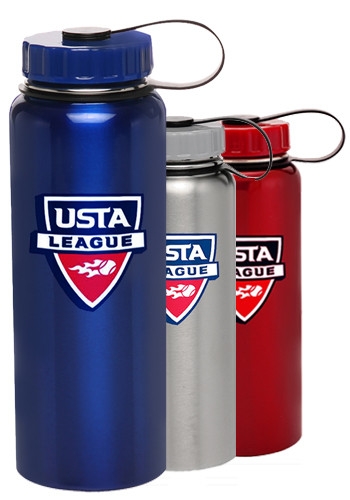 34 oz Stainless Steel Sports Bottle, custom water bottle with logo imprint 2