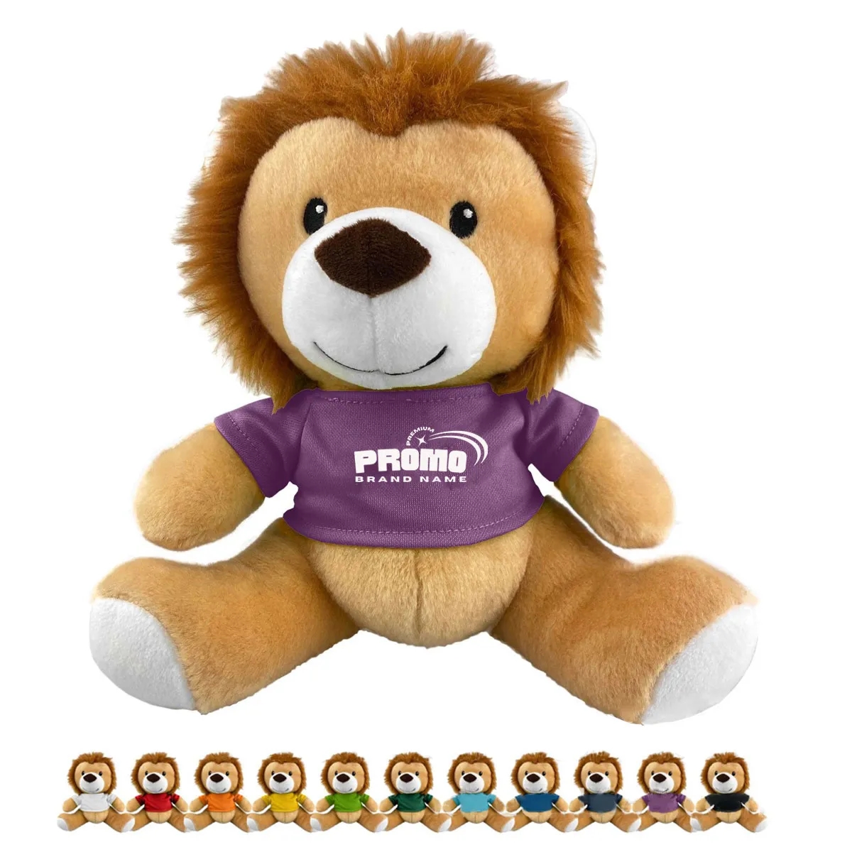 Kids Brown Cute Squishy Lion Plush Figure Toy Gift 1