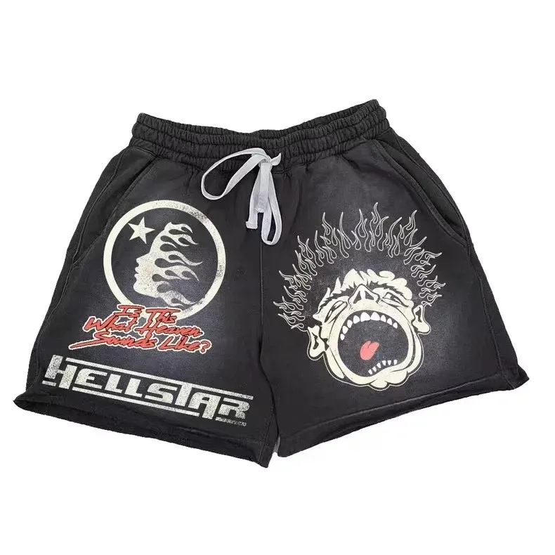 Custom Acid-wash Shorts 2