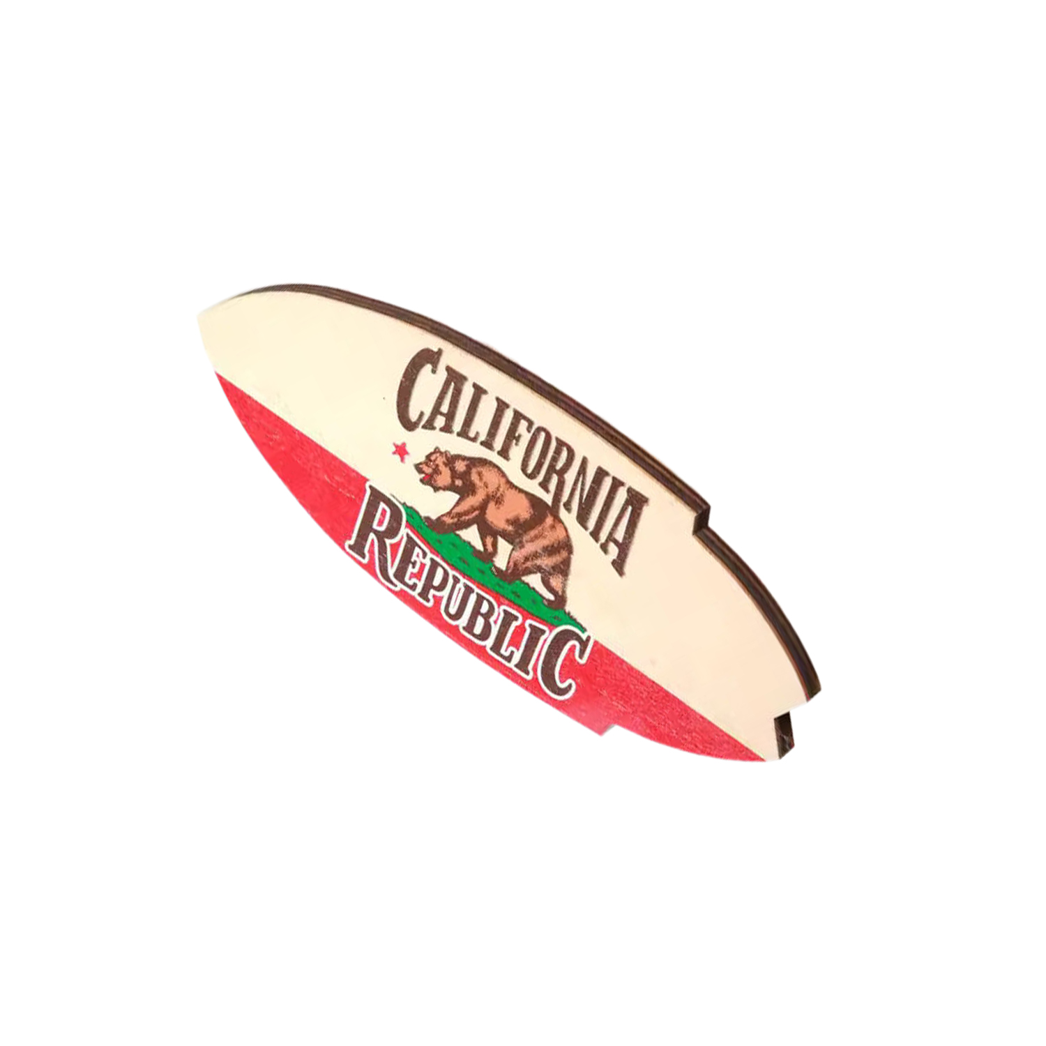 Rocket Shape Wooden Souvenir Magnet 2