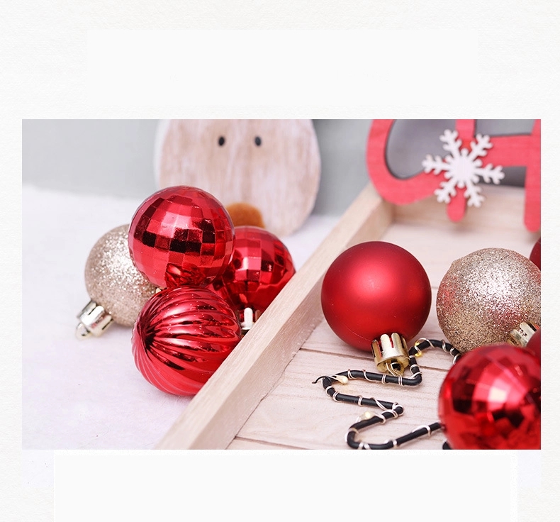 24Pcs Christmas balls set wedding Party ornaments 2