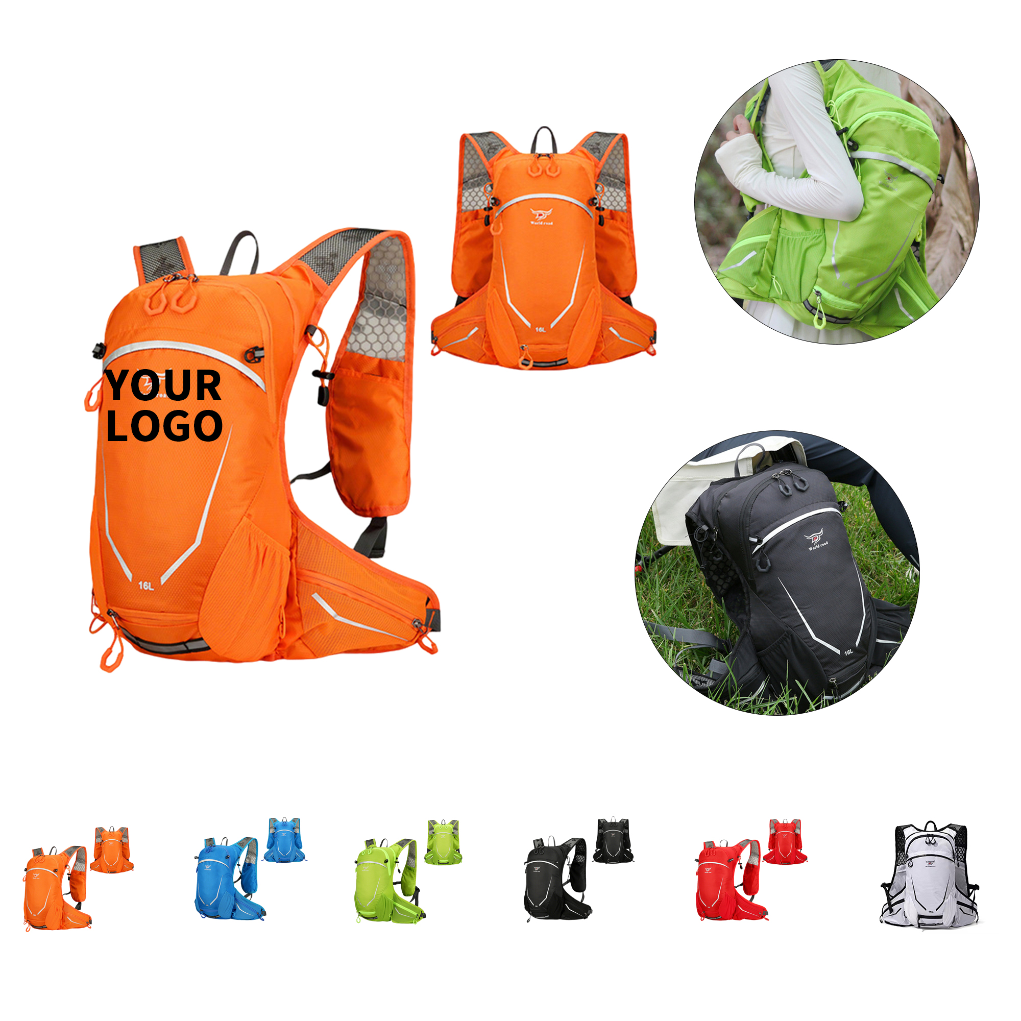 Lightweight Hydration Running Pack With Reflective Trim 9